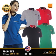POLO SHIRT WITH POCKET (UNISEX) OREN SPORT HC15 Baju Polo Tee
