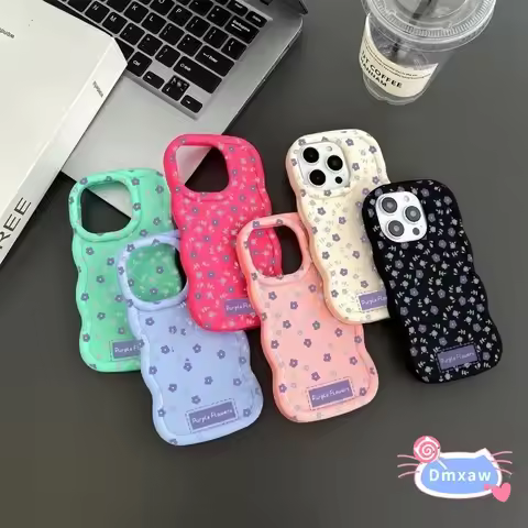 For Tecno Spark 6 5 Air Pro 4 3 Go 2025 2024 2023 2022 2021 2020 1 1S 5G 4G Phone Case 3D Wave Cute 