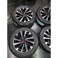 แม็กMitsubishi ขอบ15 ใส่MirageAttrage พร้อมยางใหม่ยางถอดป้ายแดง