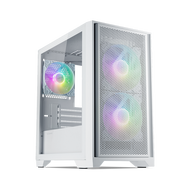 REXTECH TECWARE NEO M2 TG ARGB MATX Case [BLACK / WHITE]