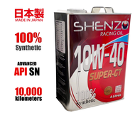 Shenzo Racing Oil 10W40 Engine Oil Fully Synthetic Made in Japan Ultra High Performance Engine Oil 4L