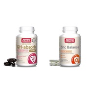 Jarrow Formulas QH-Absorb 200 mg-High Absorption Co-Q10-Active Antioxidant Form 60 Servings & Zinc B