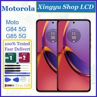 Original AMOLED For Motorola Moto G84 5G G85 5G LCD Display Touch Screen With Frame Replacement