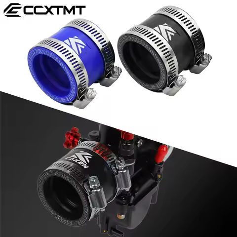 38mm Motorcycle Carburetor Rubber Adapter Inlet Intake Pipe For ZSDTRP MIKUNI KEIHIN OKO KOSO PWK PE