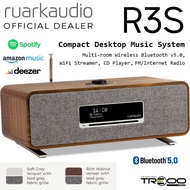 Ruark R3S Multi-Room Wireless Bluetooth v5.0, WiFi Network Streamer &amp; CD Player Desktop Speaker with FM Radio