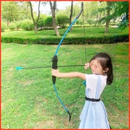 Dele Stone Children's Bow and Arrow Toy Shooting Archery Sports Set Double Arrow Rest Straight Pull 