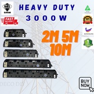 𝐇𝐄𝐀𝐕𝐘 𝐃𝐔𝐓𝐘 2M 5M 10M Extension Socket Multiple Plug Adaptor Trailing HEAVY DUTY SOCKET EXTENSION SOC