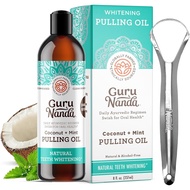 Guru Mouthwash (8 Fluid Ounces) with Tongue Scraper Fresh Breath