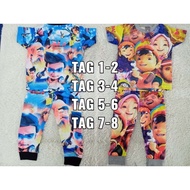 PYJAMAS JERSEY PYJAMAS KIDS PYJAMAS BUDAK