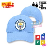 Unisex maschester city kids baseball cap distro kids baseball cap/