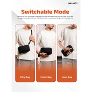 EVERNEXT - MEN'S SLING BAG LONDON WATERPROOF MEN'S CLUTCH BAG WATERPROOF POUCH