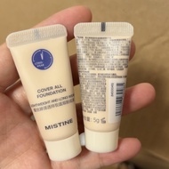 Mistine Mistine Little Blue Shield Liquid Foundation 5g Sample LF110 Test Color Concealer Moisturizi
