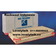 Rockwool Tombo Kalis Panas dan Kedap Bunyi (60kg/m3)-- 6pcs/pack