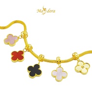 MASDORA 916 Gold Charms Charm Emas ~ Clover - L (EMAS 916/22K)