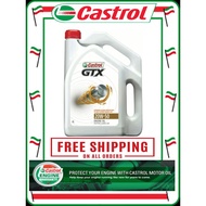 engine oil/ Castrol GTX 20W50 Engine Oil (4L) 20W-50 (Minyak Hitam Kereta)