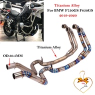 Titanium Alloy For BMW F750GS F850GS F 850 GS 2019 2020 Motorcycle Exhaust Escape Modified System Fr