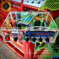 Termurah!!! Power Amplifier Mini (Box Acrylic)+Filter Subwoofer Daya