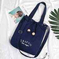 tas tote bag model terbaru 2021 tas tote wanita korea style j.rafyh murah meriah bahan canvas terlar