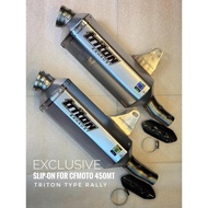 CF MOTO 450 MT EXHAUST CF MOTO 450 MT SLIPON EXHAUST