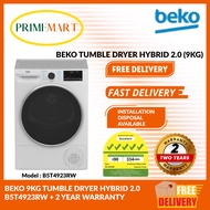BEKO 9KG TUMBLE DRYER HYBRID 2.0 B5T4923RW + 2 YEAR WARRANTY + FAST DELIVERY