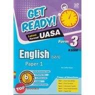[TOPBOOKS Pelangi] Get Ready UASA English Paper 1 Form 3 KSSM (2024)
