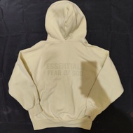 Hoodie Zipper Essentials fog boxy fit