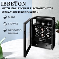 IBBETON Automatic Watch Winder Mechanical Watch Home Self Swinging Watch Storage Box Upper Chord Shaker Automatic Swinging Watch Runner Mabuchi Motor Accessories Watch Box