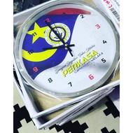 Jam Dinding Aluminium 30CM (Customizable Design)