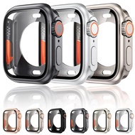 Temepred Glass PC Case Screen Protector Bumper Cover Accessories for Apple Watch IWatch SE 3 2 Serie