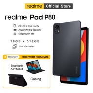 2026 NEW Realme Pad P80 | 16GB RAM 512GB ROM | Snapdragon 865 | 4G+5G LTE Dual SIM | 20000mAh Batter