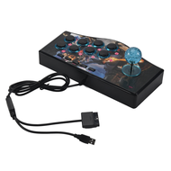 Z0Retro Arcade Game Rocker Controller Usb Joystick For Ps2//Pc/Android Smart Tv Built-In Vibrator Ei