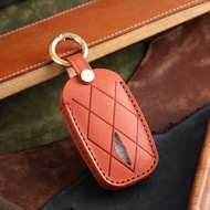 Suitable for Genesis Key Cover GV60 Car GV90 Genesis Genesis Genuine Leather Buckle Case