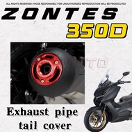 Big sale For ZONTES 350D exhaust pipe cover exhaust tail protection shell ZONTES 350 d 350D d350 tai