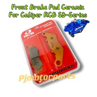 (100% Original RCB) Front Brake Pad Ceramic (For Brake Pump Caliper RCB S3 S3-Series) Brake Lining D