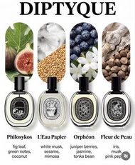 Diptyque Philosykos. L’eau Papier. Orpheon. Fleur de Peau 75ml 香水