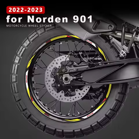 Motorcycle Wheel Sticker 21 18 Inch Rim Tape Waterproof Decal for Husqvarna Norden 901 Expedition Ac