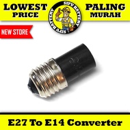 E27 to E14 Light Bulb Base Converter Adaptor E27 Male E14 Female LED Fluorescent Base Converter