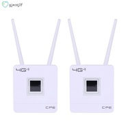 2X 3G 4G LTE Wifi Router 150Mbps Portable Hotspot Unlocked Wireless CPE Router with Sim Card Slot WAN/LAN Port EU Plug