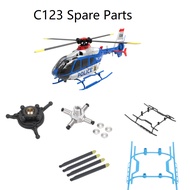 RC ERA C123 RC Helicopter Spare Parts Metal Swashplate Set Metal Rotor Head Group Set Landing Gear P