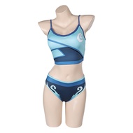 Valorant Jett Original Blue Swimsuit Swimwear Cosplay Costume Outfits Halloween Carnival Suit