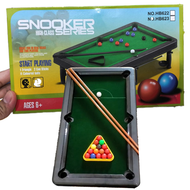 Mainan Ketangkasan meja billiard mini deluxe snooker Pool Table Set Permainan Edukasi Anak