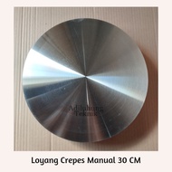 loyang crepes 30cm manual loyang crepes alumunium