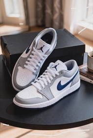 Air Jordan 1 Low 灰藍色 男裝波鞋     nike   shoes   size   36-45   Every size is available