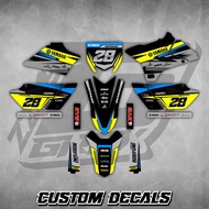 YZ85 OLD STICKER NEW DECAL YZ 85 NEW BEBEK STANDARD DECAL STICKER YZ 85 DECAL STICKER YZ 85 NEW 82