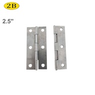 2B Narrow Butts 2.5" Hinges Galvanized Non-Removable Pin for Decorative Cabinet Door NB505-A25