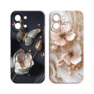 Compatible Case For Vivo Y05 Y11D Butterfly Flower Pattern ELEGAN - Anti-Slip Silicone
