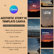 AESTHETIC STORY IG TEMPLATE CANVA