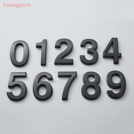 Tolongterm> 3.9-inch Abs Door Plate Electroplated Digital Number Signage Hotel Hotel Street Digital 