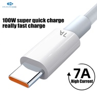 KAXOE 7A 100W Type C Super Fast Charge Cable USB Fast Charing Data Cord Type-c Cable