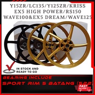 SP522 SPORT RIM Y15ZR Y16ZR Y125Z LC135 WAVE EX5 DREAM WAVE125 KRISS RS150 EGO MIO EGO LC 522